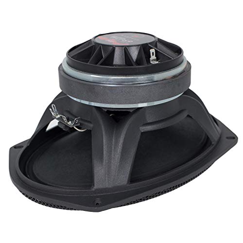 Gravity WZP69 Warzone Series 6x9 inch 4 Ohm Pro Midrange Coaxial Loud Corrugated Surround Speaker 4-Ohms with 800W Max, 1 Speaker Car Audio High Standard Reliability Testing Gravity WZP69 Warzone Series 6x9 inch 4 Ohm Pro Midrange Coaxial Loud Corrugated Surround Speaker 4-Ohms with 800W Max, 1 Speaker Car Audio High Standard Reliability Testing